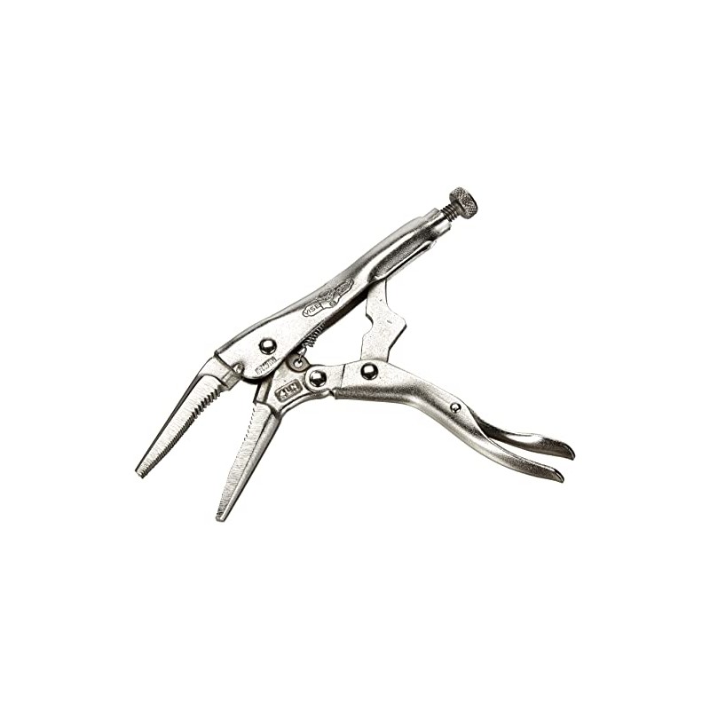 IRWIN VISE-GRIP Original Locking Pliers, Long Nose, 4-Inch (1602L3), 100mm