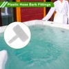 HOPESPANNER Plastic Hose Barb Fitting 5/32" Hose ID 1/2" GTH