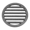 PATIKIL Cast Iron Fireground Grill, 12cm Round BBQ Grill Plate