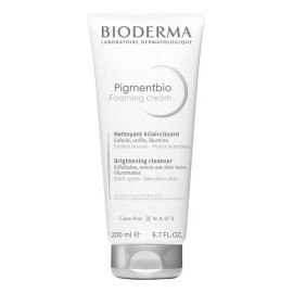 Bioderma Pigmentbio Foaming Cream Limpiador Iluminador Nocturno, Todo Tipo de Piel, 200 ml                                                            
