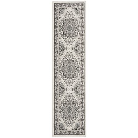 SAFAVIEH Skyler Collection Runner Rug - 2' x 20', Grey & Ivory, Boho Chic Distressed Medallion Design, Non-Shedding & Easy Care, Ideal for High Traffic Areas in Living Room, Bedroom (SKY126K)