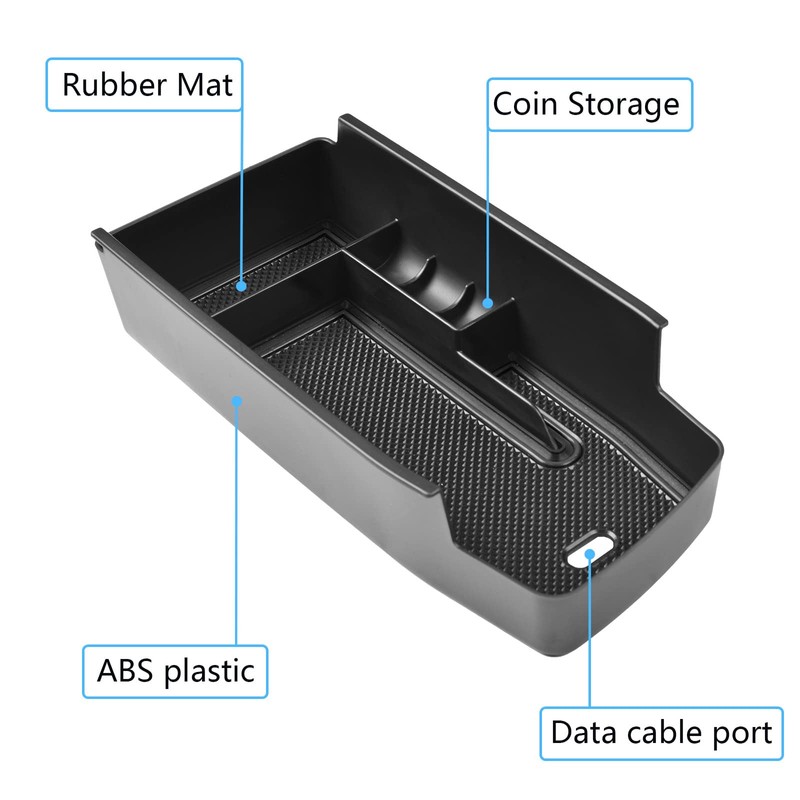 EDBETOS Center Console Organizer Tray Compatible with Chevy Bolt EUV