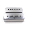 Chrome P90 Humbucker Pickup Covers for Electric Guitars Set of