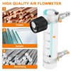 JIAWANSHUN Oxygen Air Flow Meter 0.1-1.5LPM Gas Flow Regulator Gas