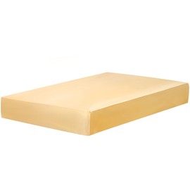 PiccoCasa Fitted Sheet, Satin, Mattress Cover, For Both Western and Japanese Style, Bed Cover, Rayon Material, Bed Sheet, Smooth Gusset, Approx. 13.8 inches (35 cm), Easy to Put on and Take off,