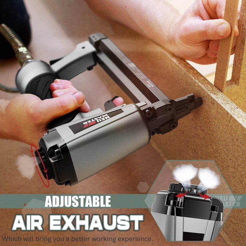 NEU MASTER Pneumatic Staple Gun, 20 Gauge Upholstery Stapler with