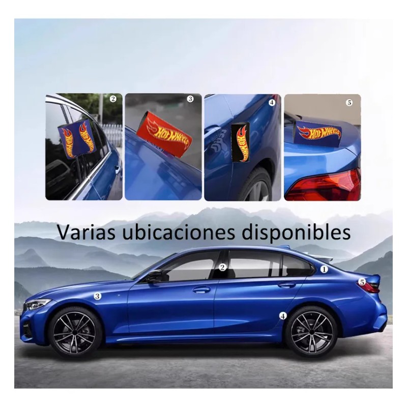 6pcs Calcomanias Para Carro Y Motos Hotwheels Stickers Autos