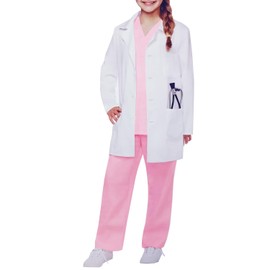 NEW DANCE Doctor Costume - Lab Coat for Kids' School Career Day Scientists Dress Up
