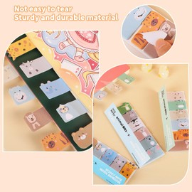 Culinavog Sticky Notes Animal, Pack of 570 Sticky Notes, Mini Sticky Notes with Cat Paws, Forest Animals, for Children, School, Office, Gifts