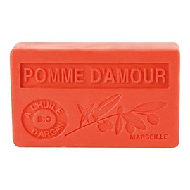 La maison du Savon OB-PVP-1-10 Argan Soap, La Maison de Marseille Provence Bar, Apple Candy, Pouch, 3.2 oz (90 g)