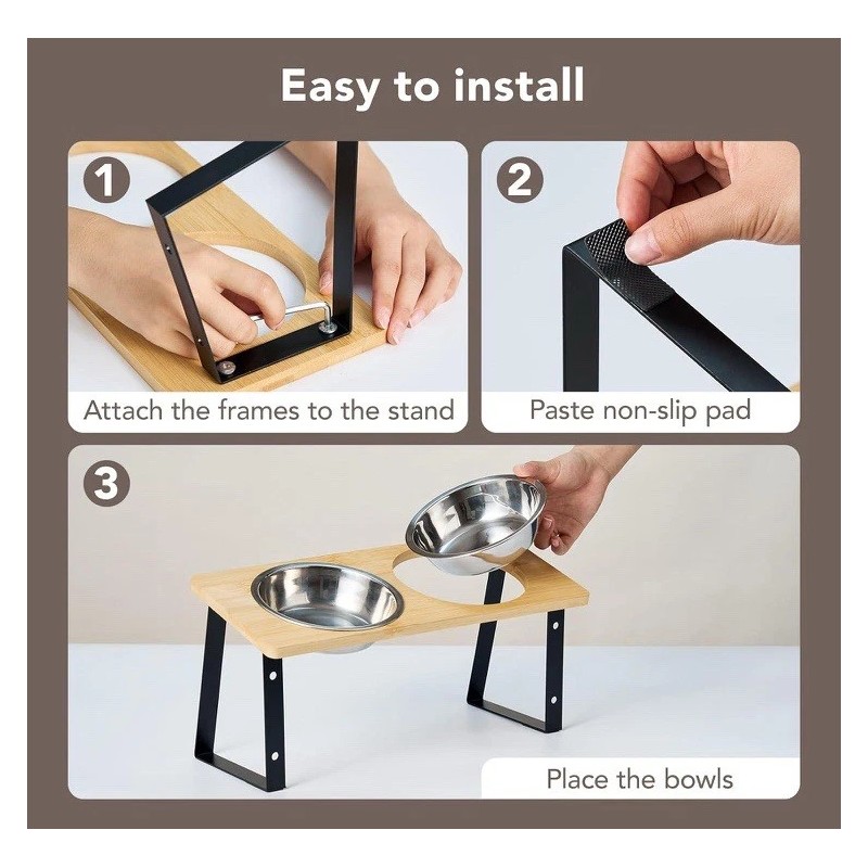 Smartoo Elevated pet bowls For Cats And Dogs by Smartoo