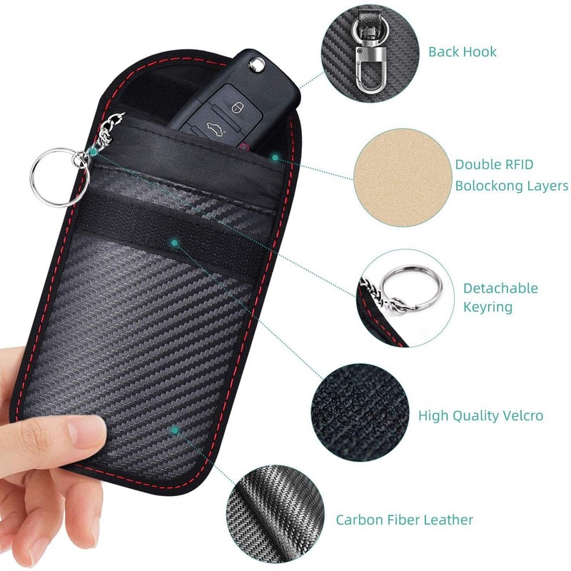 Faraday Pouch for car Keys Faraday Bag Car Key Signal