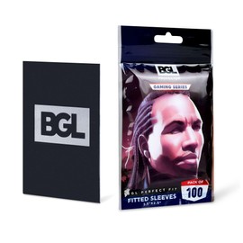 Big Georges Laraque BGL-SLV-FIT BGL Perfect Fit Sleeves Protector Gaming Series for Magic & Game Card Collectors 100 Per Pack 1-Pack (100 Total)