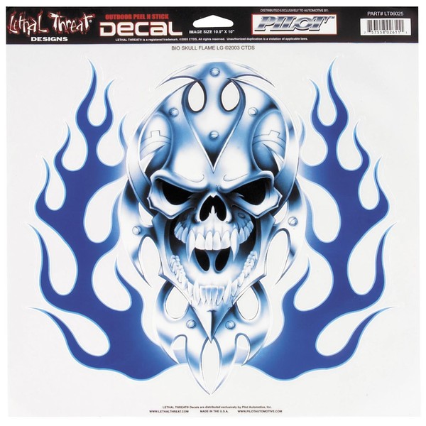 Vinyl Vehicle Decal - Bio Skull