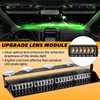 ELECHOI Green 2 in 1 Emergency Dash Strobe Light Bar,