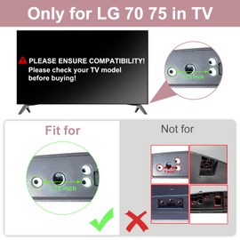 Aiweiwa Metal TV Pedestal Feet for LG 70" & 75" TV Legs with Screws