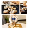 Lecute 2 Moldes Cortador Masa Galleta Reposteria Cocina Acero Inox