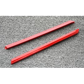 2pcs Overlays Front Middle Grille Bar 3D Badge Replacement for Toyota 4Runner 2020-2022 Grille Insert Trims Strip (Red)