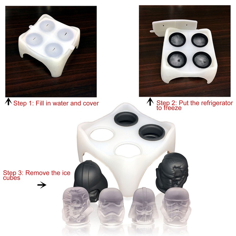 Unique Silicone Ice Cubes Mold Ice Tray HandMade Chocolate Ice