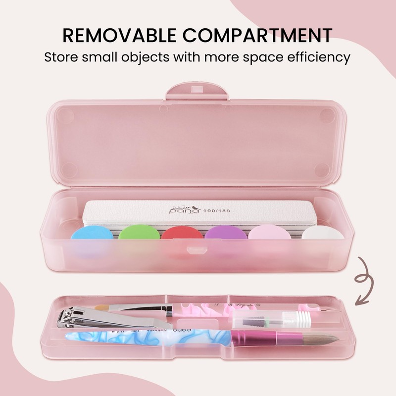 Beauticom Double-Layer Personal Storage Storage Case for Professional Nail Art