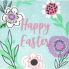 NIQUEA.D, Easter Pop Floral Easter Card