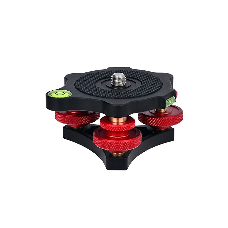 Desmond DLEVX-68 Leveler w Bubble Level for Tripod 3/8 Precision