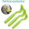 Tick Tweezers, 3 Sizes Tick Remover, Green Tick Tweezers for