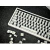 Retro PBT Keycaps - White Japanese Manga Keycaps Set, 141