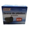 Radox Sirena De Plastico De 6 Tonos 20w