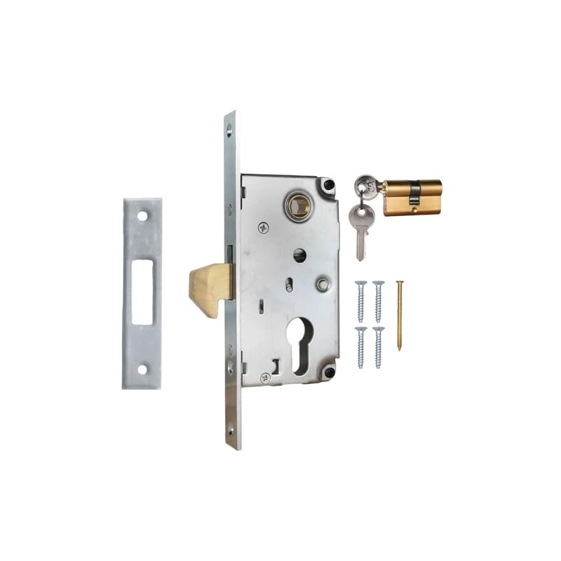 ATTAS Sliding Gate Hook Lock - Galvanised Steel Mortise Lock