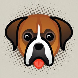 CafePress Boxer Puppy Dog Canvas Tote Top Zipper Closure