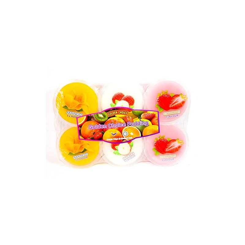 Golden Choice Assorted Pudding 110 g (Pack of 6)