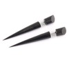 81stgeneration Schwarz 16g Stammes organischen Spike Horn Knochen Paar Ohrringe