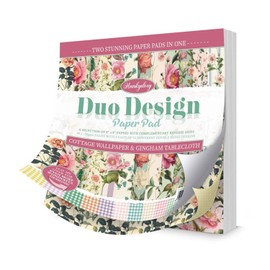 Hunkydory Crafts Cottage Wallpaper & Gingham Tablecloth Duo Design Pad