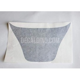 Decaldino Fits 2015+ Dodge Charger Hood Scoop Intake Decal Matte Black