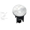 WENKO Pluggy Karmala Sink Plug for All Standard Drains Multi-Coloured