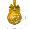 Pack of 2 Christmas Tree Baubles Liebster Grandpa Liebste Oma