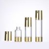 ccHuDE 3 Pcs Plastic Empty Airless Pump Bottles Airless Cosmetic