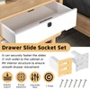 Drawer Slide Socket Set, Rv Drawer Slides, Drawer Track Back