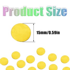 Yosawa 50g/1.76oz Foil Confetti Round Table Confetti Glitter Shiny Confetti for Table Wedding Party Balloons Deco(C/ZXY/Gold)