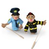 Melissa & Doug Rescue Puppet Set - Police Officer and