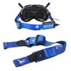 Flight Goggles Headband Adjustable Head Strap with Battery Strap Holder