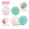 2PCS Crunchy Squishy Ornament, Pink and Green Tactile Tools, Handheld
