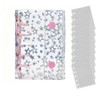 DACAIFH Transparent Ring Binder, Sparkling Star Pattern, Girls, Sticker Book,