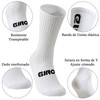 4 Pares Calcetines de Ciclismo Tubo Medio para Hombres y