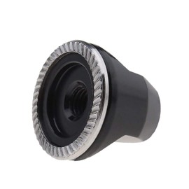 1x M5 Bicycle Quick Release Lever Nut Cap Aluminum Alloy for Bike Wheel Hub Axle Non-slip Black Cycling Components for Mountain Bike