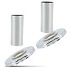 Heating Pipe Cover Set, Diameter 20 mm, Chrome, Made of
