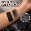 Single Black Eyeshadow Pressed Powder Compact Halloween Makeup