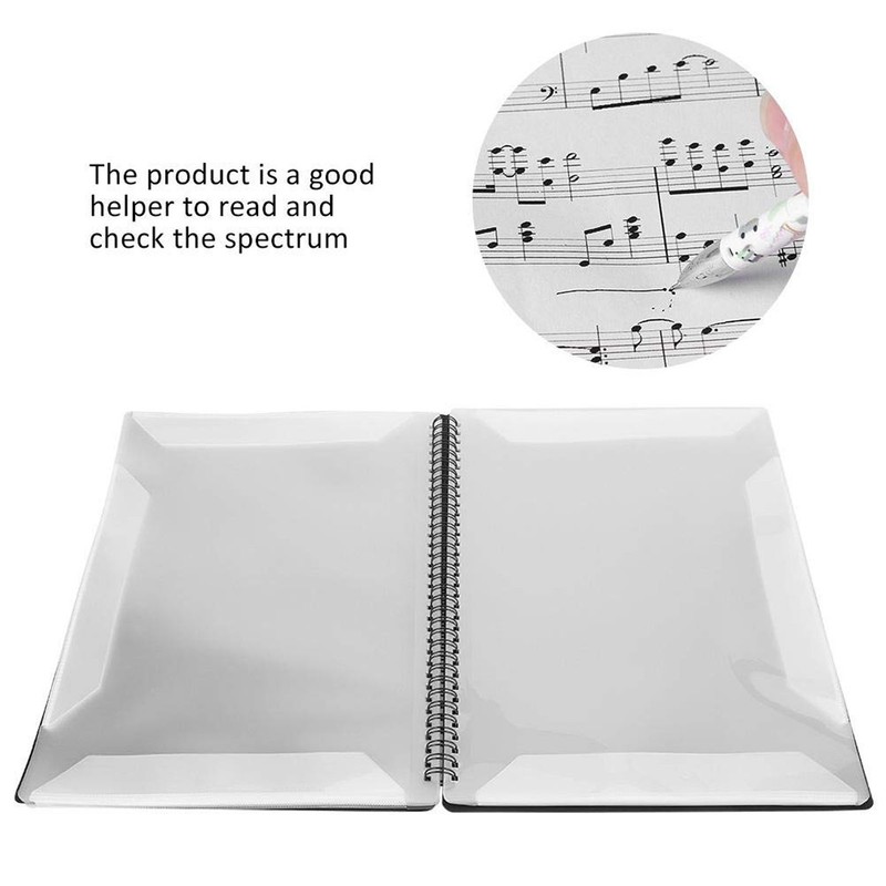 Sheet Music Folder A4 Size ABS Waterproof Music Sheet File