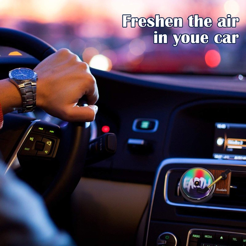 20 Pieces Car Air Freshener Record Player Air Fragrance Diffusers